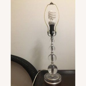 Target clear stacked balls lamp